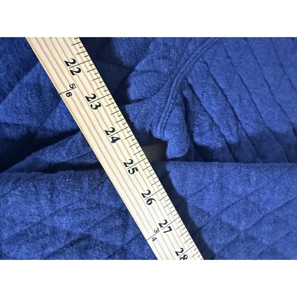 Orvis Sweater Adult Large Blue Quilted Pullover Long Sleeve Argyle Warm Mens - Picture 9 of 10